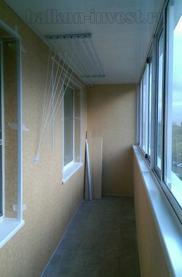 отделка балкона